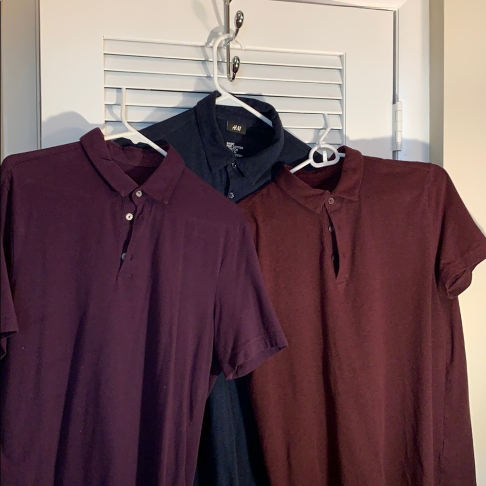 3 HM shirts